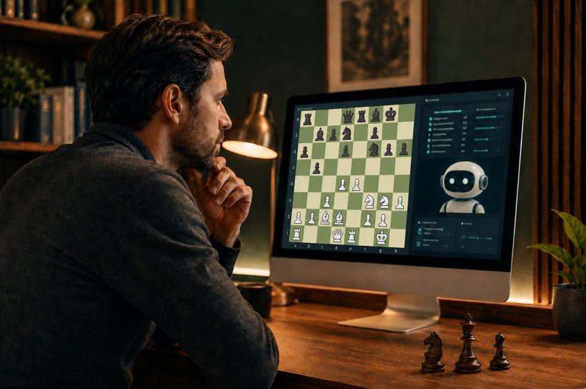 Jouer aux échecs contre l’ordinateur en ligne sans inscription avec un adversaire virtuel